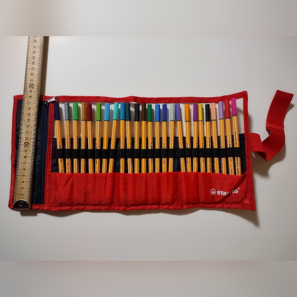 Stabilo Fineliner Point 88 Rollerset 24 Color Pens
